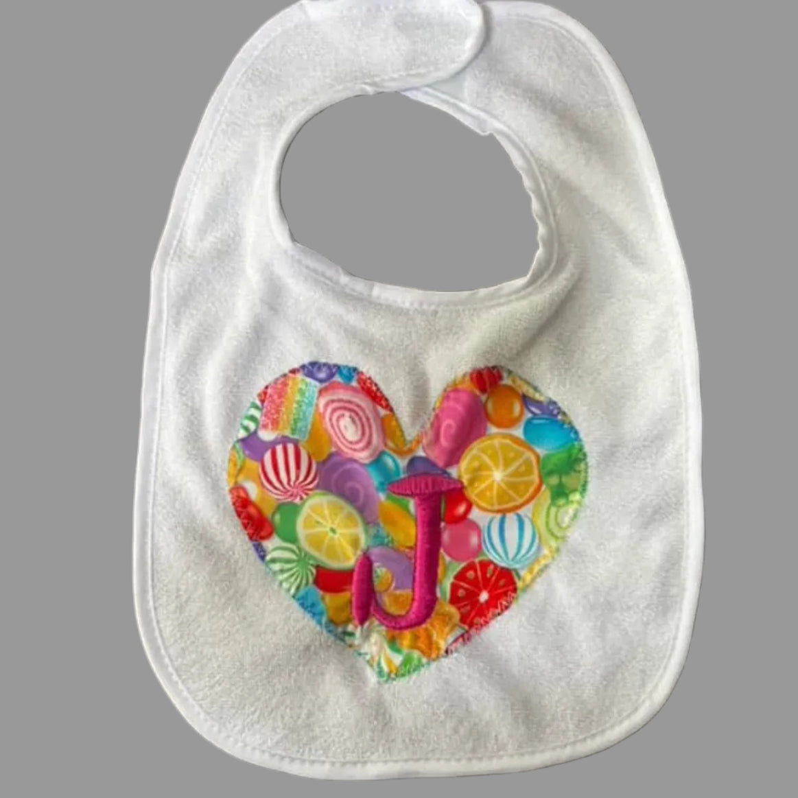 Bib & Burp Cloth Set: Gummy Candy (Girl)