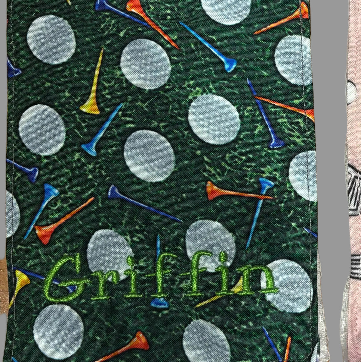 Bib & Burp Cloth Set: Golf (Boy)
