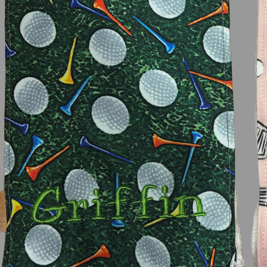 Bib & Burp Cloth Set: Golf (Boy)