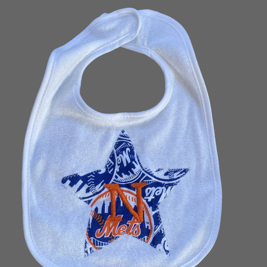 Bib & Burp Cloth Set: Mets (Boy)