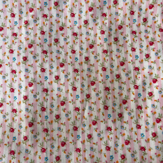 Tote Bag- Striped Roses (Girl)