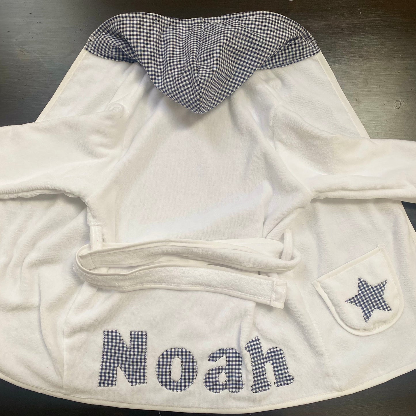 Robes (Boy) - Navy Gingham