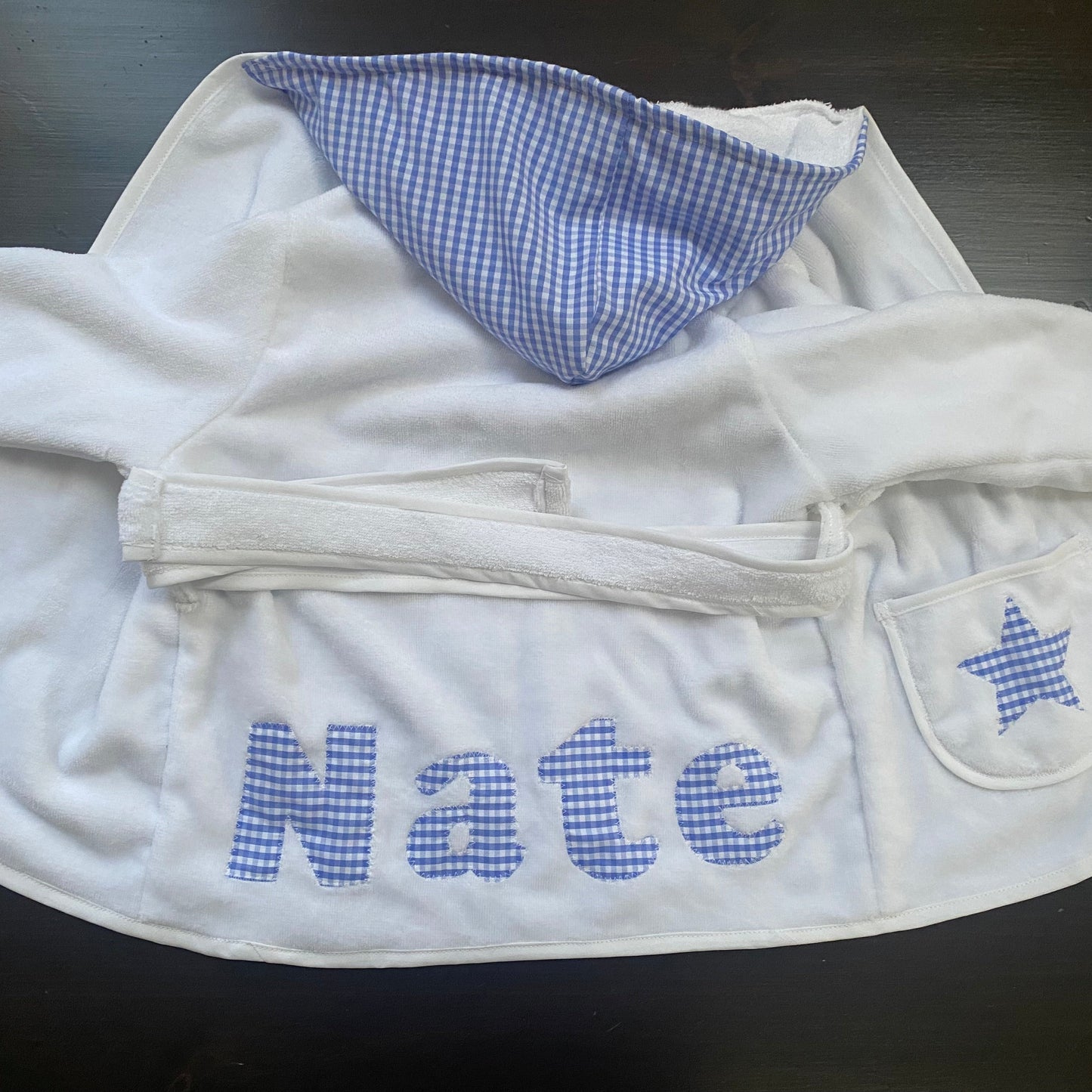 Robes (Boy) - Light Blue Gingham