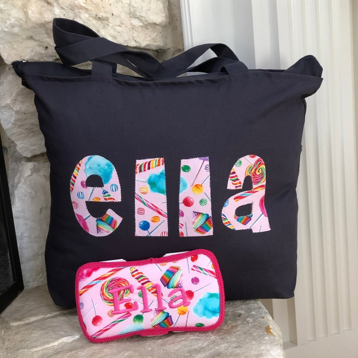 Tote Bag- Rainbow Candy (Girl)