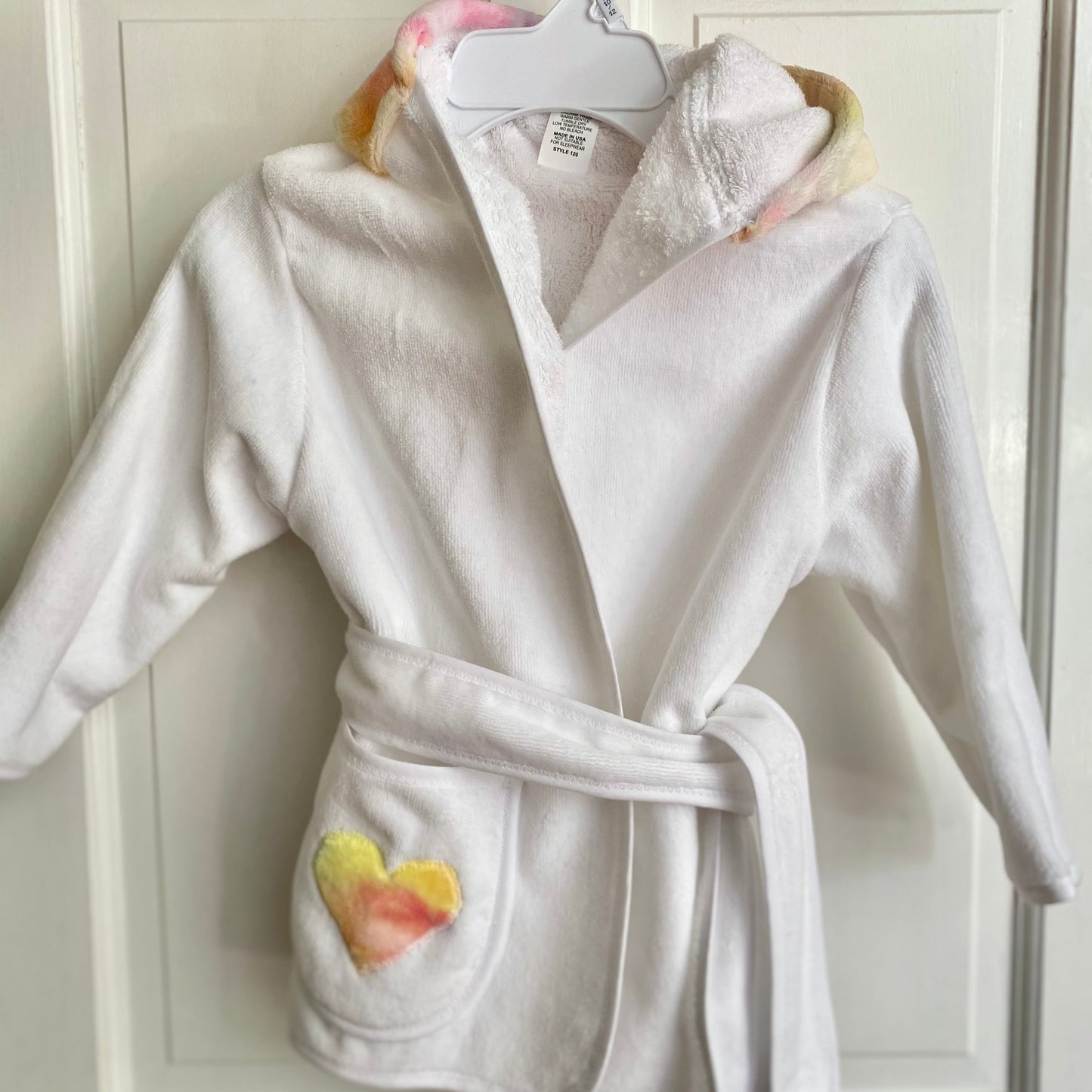 Robes (Girl)-Pastel Tie Dye Minky